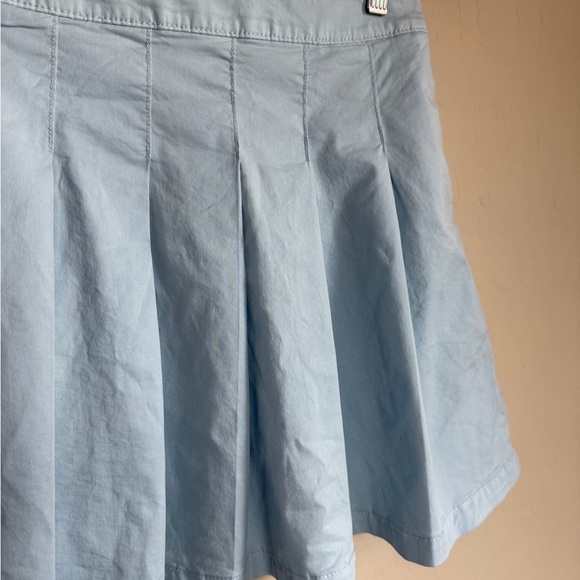 American Eagle Outfitters Light Blue Pleated Mini Skirt - Picture 4 of 12